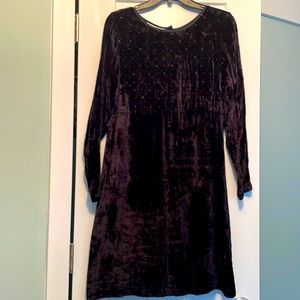 April Cornell Pudding Shop festive long-sleeved dress